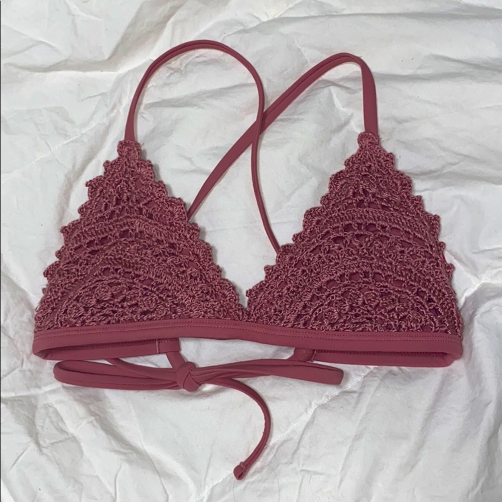 SOLD Crochet Bikini Top NWT